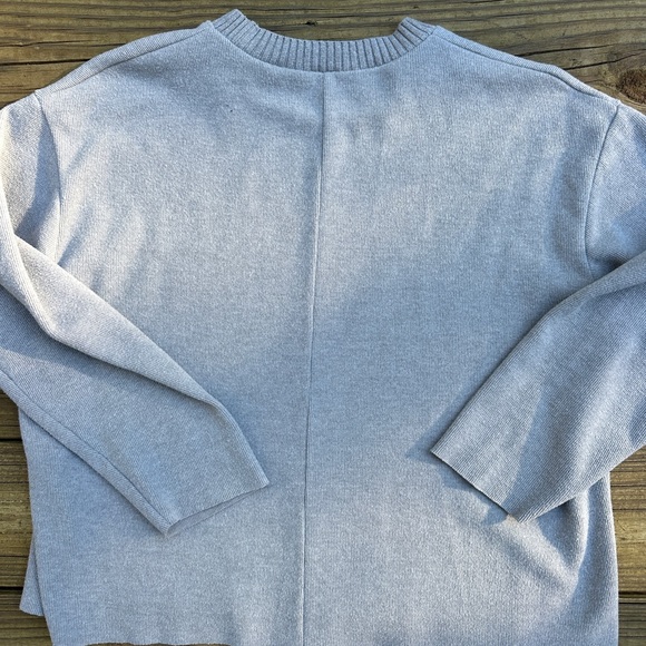 Zara soft sweater, mid-grey, size L - Picture 5 of 10